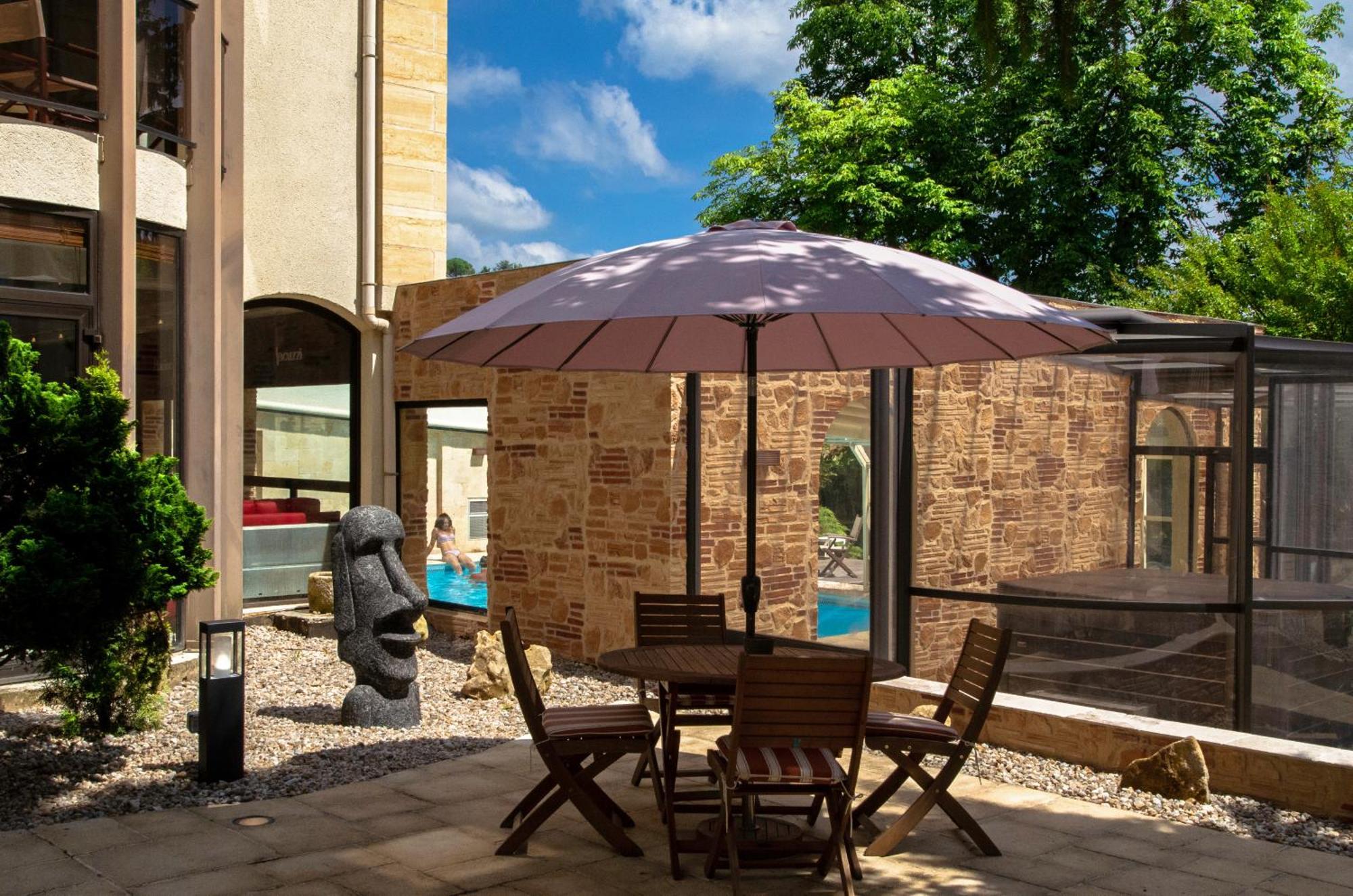 Au Grand Hotel De Sarlat - Pavillon De Selves Exteriér fotografie